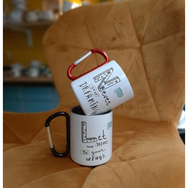 Hike метална шолја со мотивирачка порака