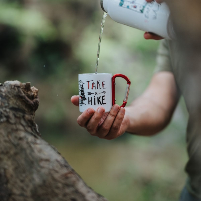 Hike метална шолја "Take a hike"
