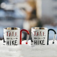 Hike метална шолја со мотивирачка порака