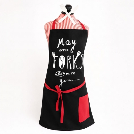 Престилка "May the Forks be with You"