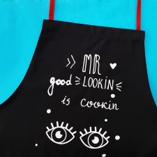 Престилка "Mr good lookin is cookin"