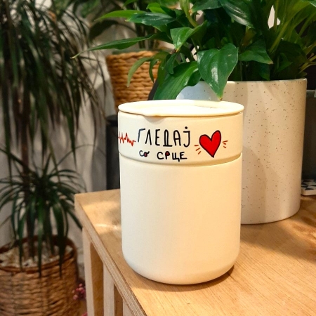 Керамичка термос чашка со дизајн по избор
