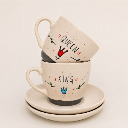 Сет за кафе - Queen & King
