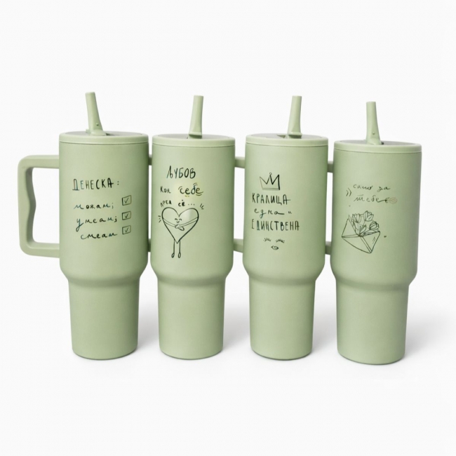 Borealis гравиран термос со гравиран дизајн по избор